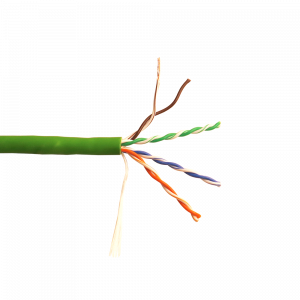 Кабель LANMASTER патч-кордовый UTP, 4x2, кат 5E, 350Mhz, LSZH, 305 м 